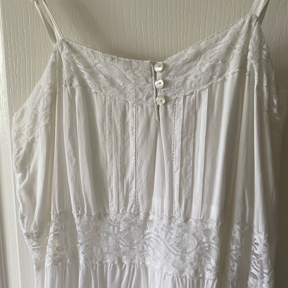 RW&CO. White boho dress